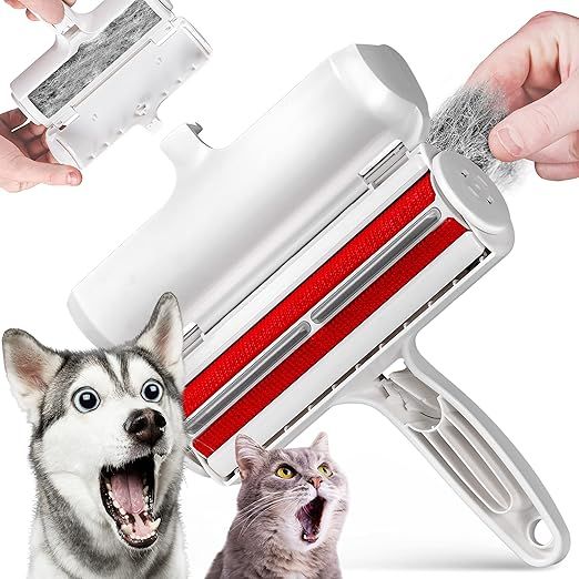 ChomChom Pet Hair Remover - Reusable Cat and Dog Hair Remover for Furniture, Couch, Carpet, Car S... | Amazon (US)