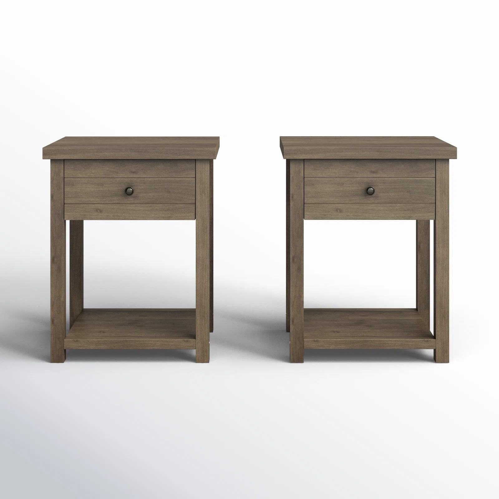 Kiara 1 - Drawer Nightstand (Set of 2) | Wayfair North America