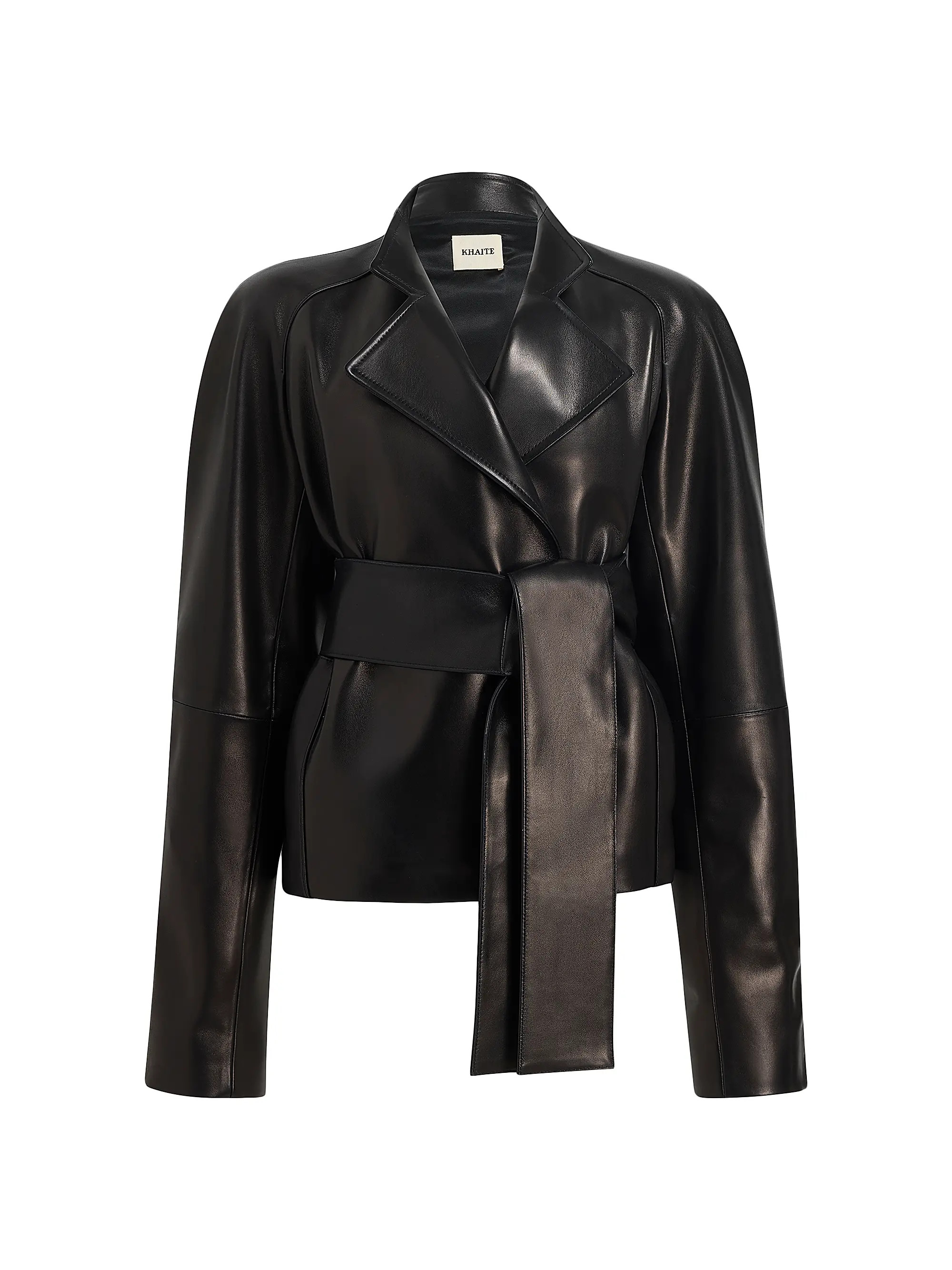 Edith Leather Sash Jacket | Saks Fifth Avenue