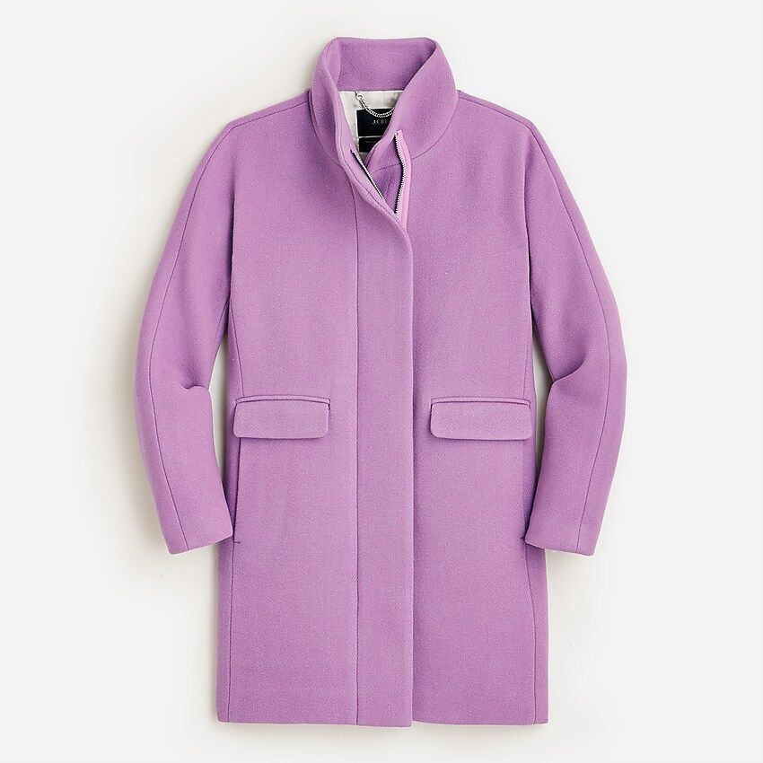 New cocoon coat in Italian stadium-cloth wool | J.Crew US