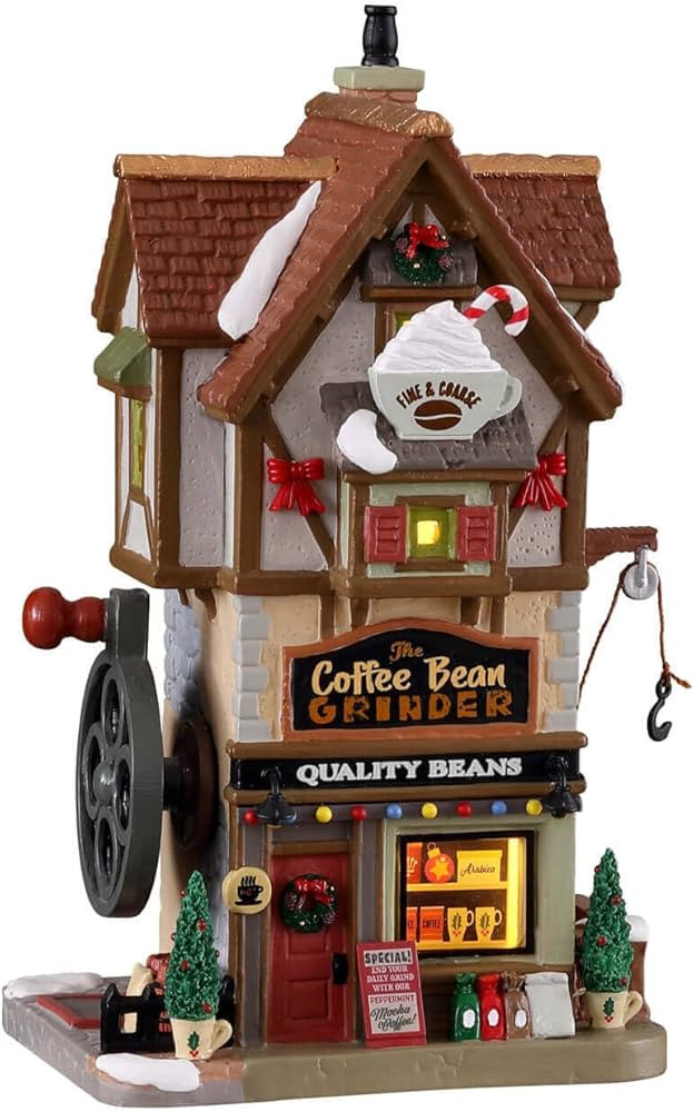 Lemax Christmas Village The Coffee Bean Grinder - 15780 | Amazon (US)