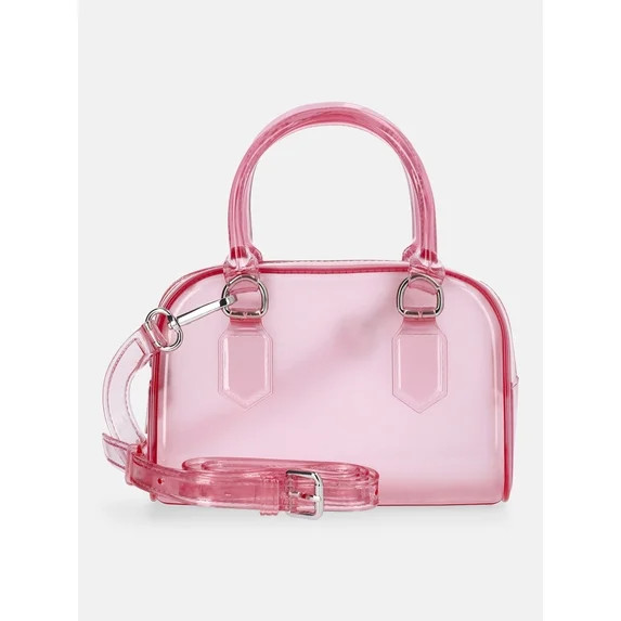 No Boundaries Women's Jelly Top Handle Mini Bag, Peach - Walmart.com | Walmart (US)