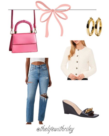Fall transition outfit 

Fall outfits, casual outfit, lady cardigan, sandals, gold hoops, pink bag, pink crossbody 

#LTKSeasonal #LTKitbag #LTKstyletip