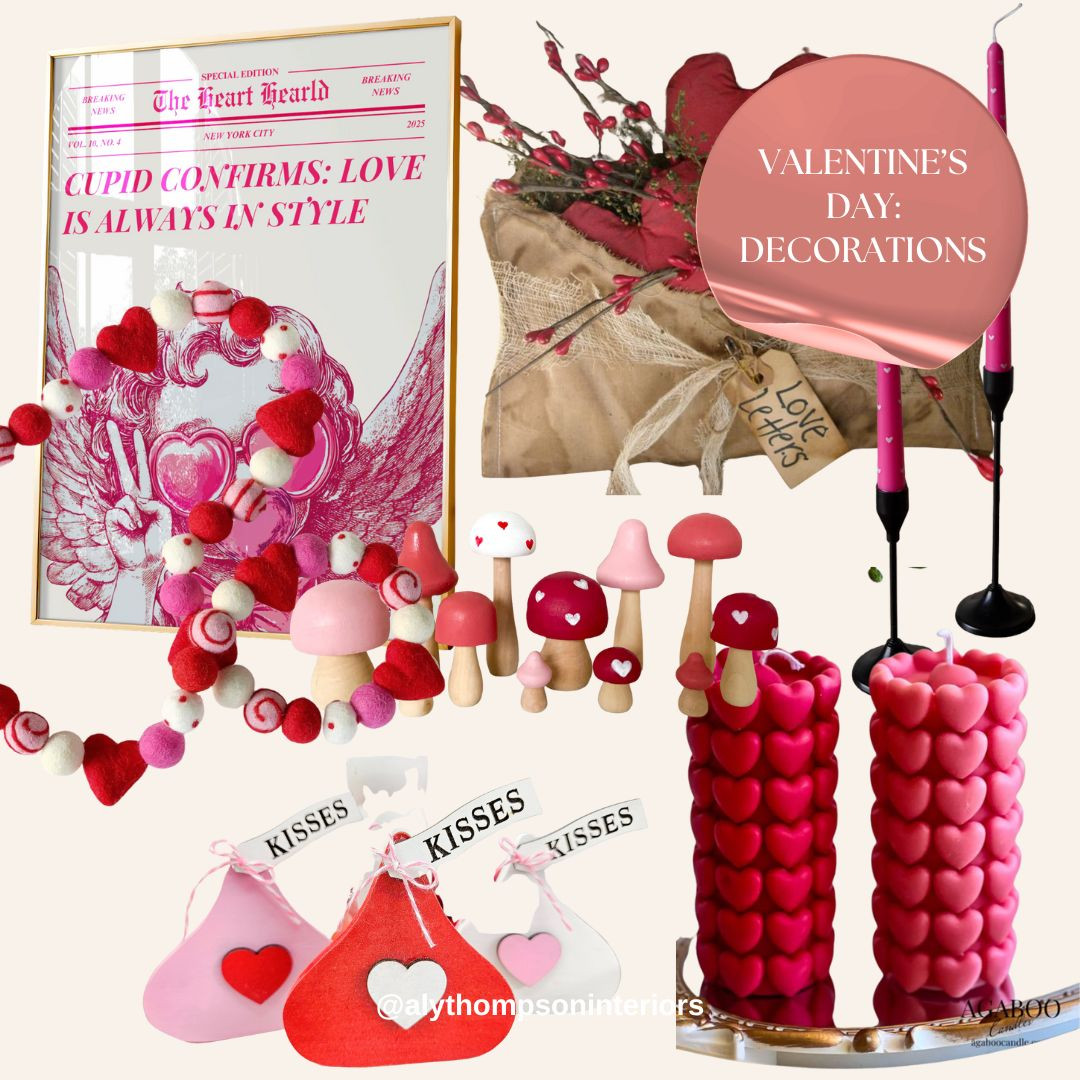 Valentines Day | Valentines Day Decor | Gift Baskets  | Valentines Day Basket | Custom Basket Tags | Valentines Day Gifts for Kids | Gifts for Baby | Gifts for Girls | Valentines Day Gifts | Pink Decor | Heart Candles | Felt Garland 

 #LTKGiftGuide #LTKSeasonal #LTKHome