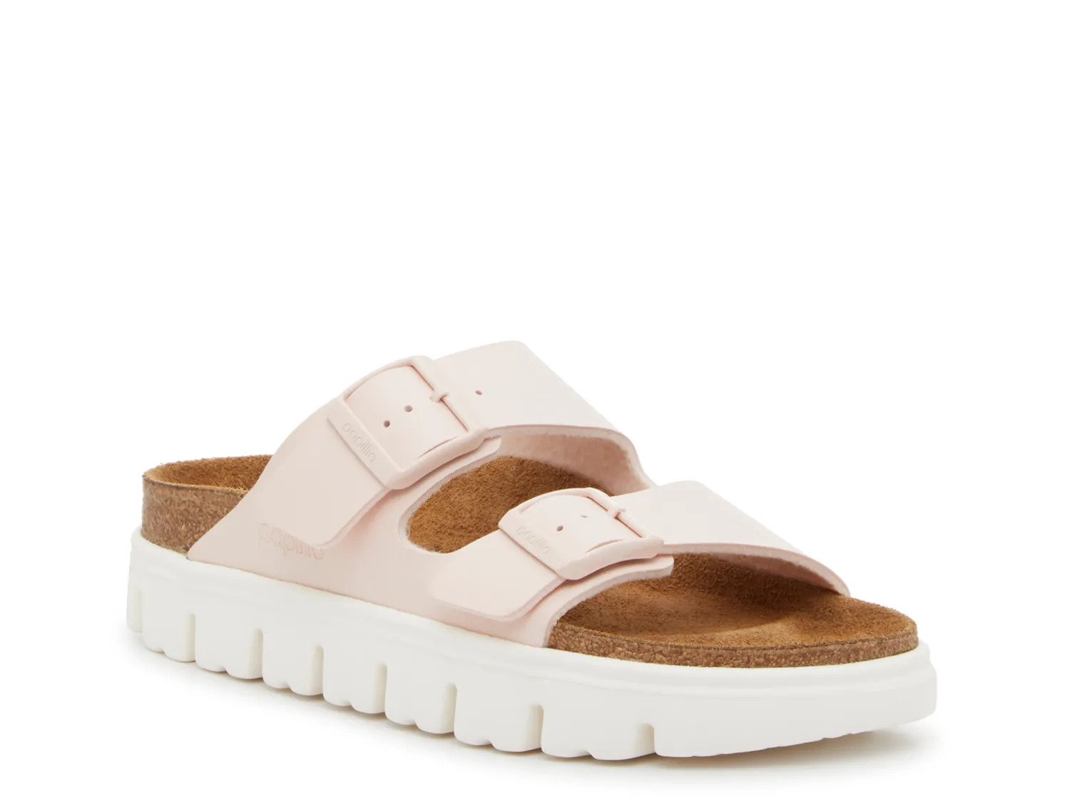 Birkenstock Papillio By Birkenstock Arizona Platform Slide Sandal | Women's | Light Pink | Size EU 36 / US Womens 5-5.5 / Mens 3-3.5 | Sandals | Footbed | DSW