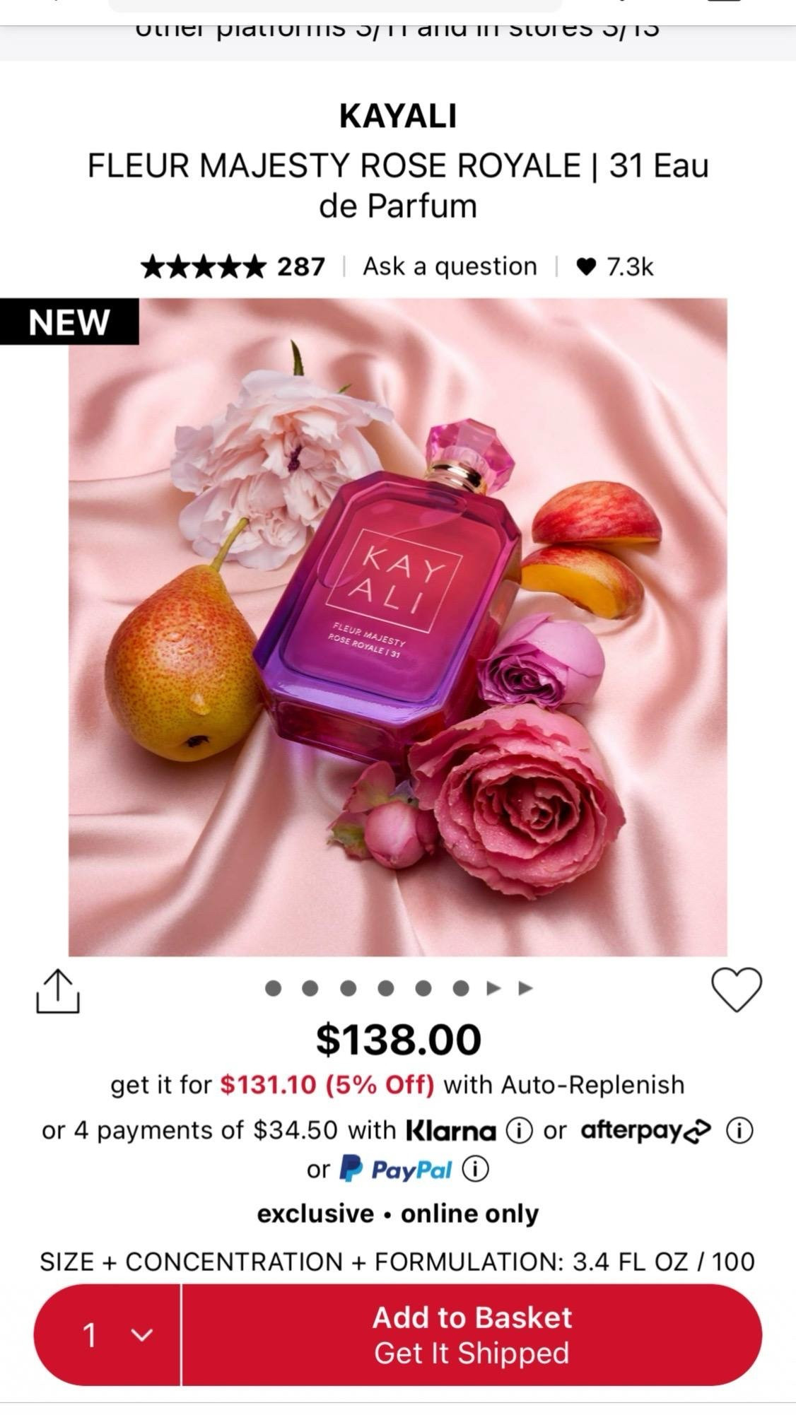 Kay Ali New Fluer perfume is finally out early release