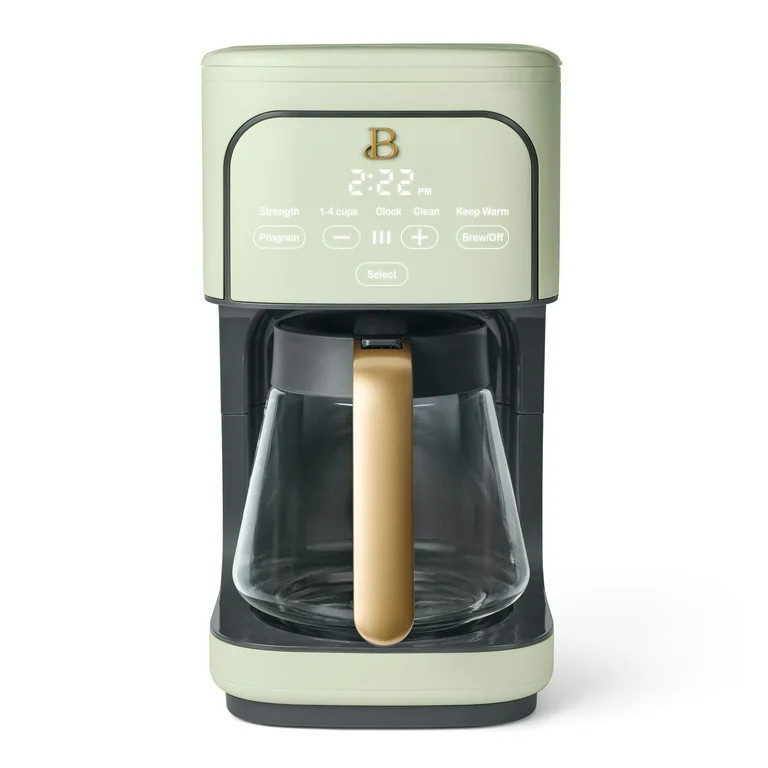Beautiful 12 Cup Programmable Coffee Maker, Sage Green by Drew Barrymore | Walmart (US)