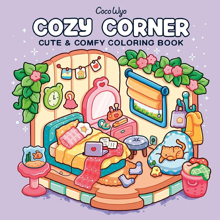 Cozy Corner: Coloring Book for Adults and Kids (Cozy Spaces Coloring) | Amazon (US)