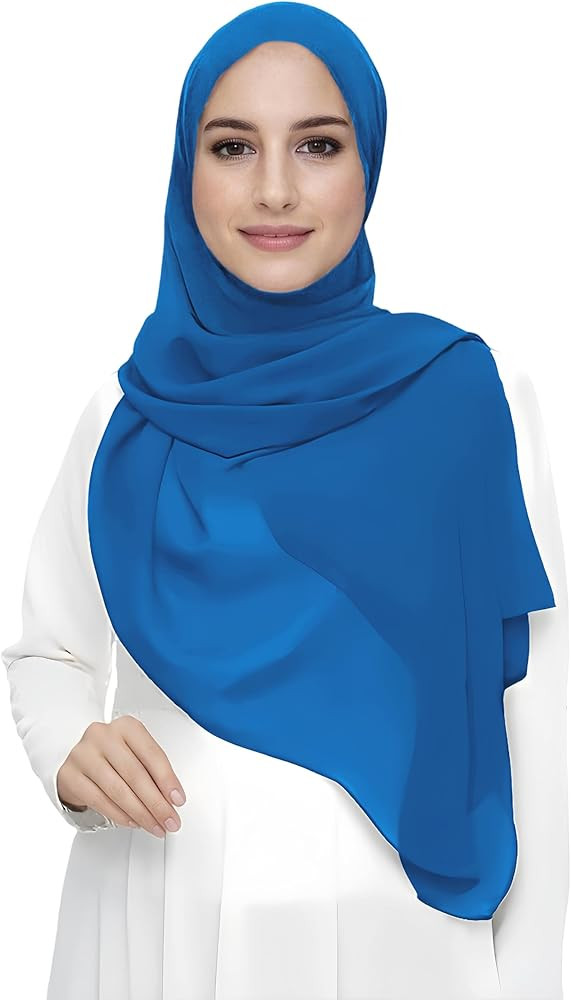 Premium Chiffon Hijab Head Scarf Shawl Wrap for Muslim Women Lightweight | Amazon (US)