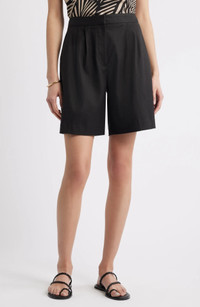 Click for more info about Nordstrom Pleated Linen Blend Shorts | Nordstrom