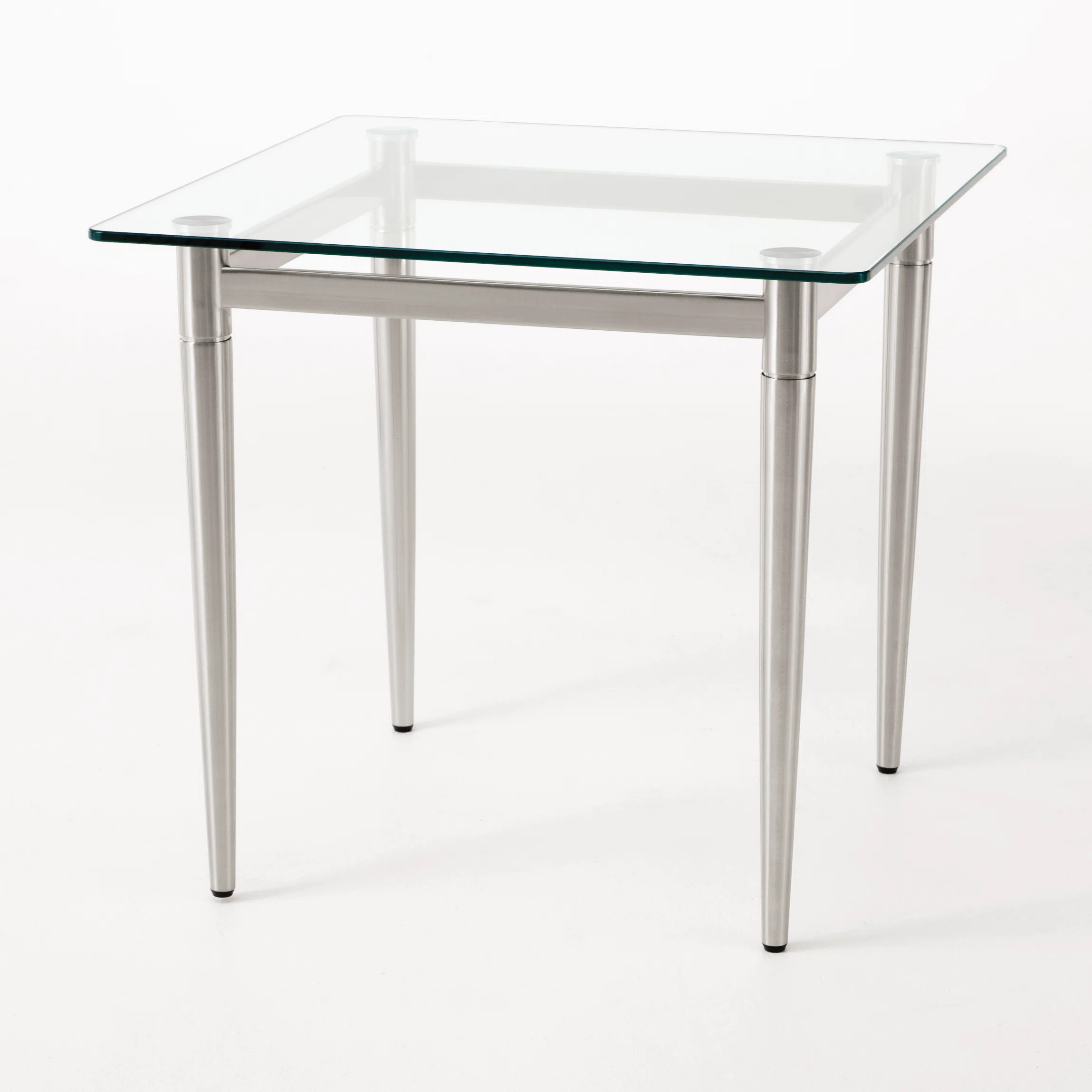 Lesro Ravenna Lounge Reception End Table 22x22" Glass Top & Reviews | Wayfair | Wayfair North America