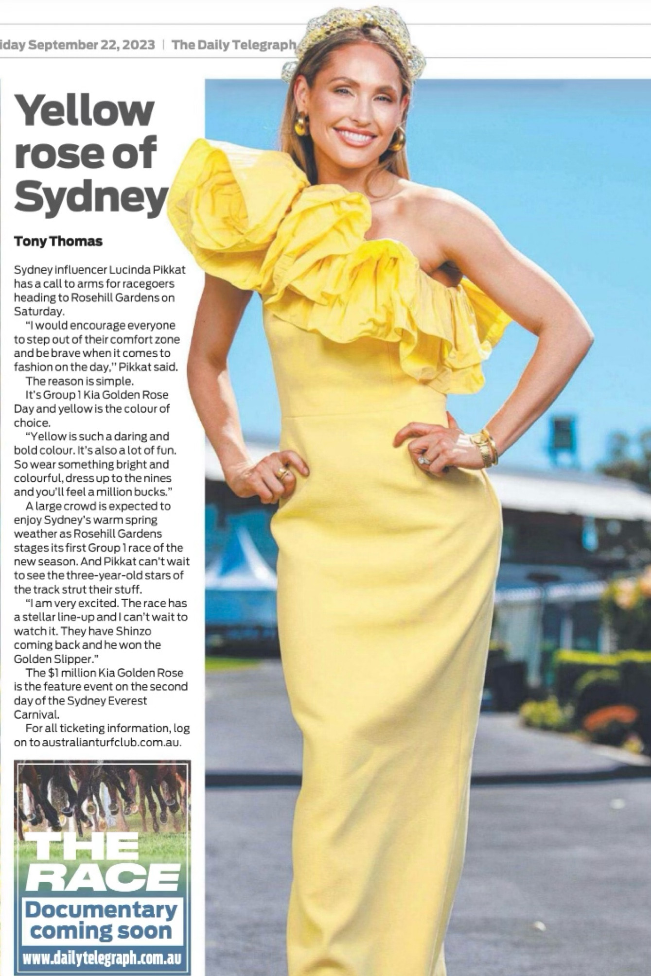 Spring 🌼 racing . Love this pop of yellow 

#LTKHoliday #LTKaustralia #LTKSeasonal