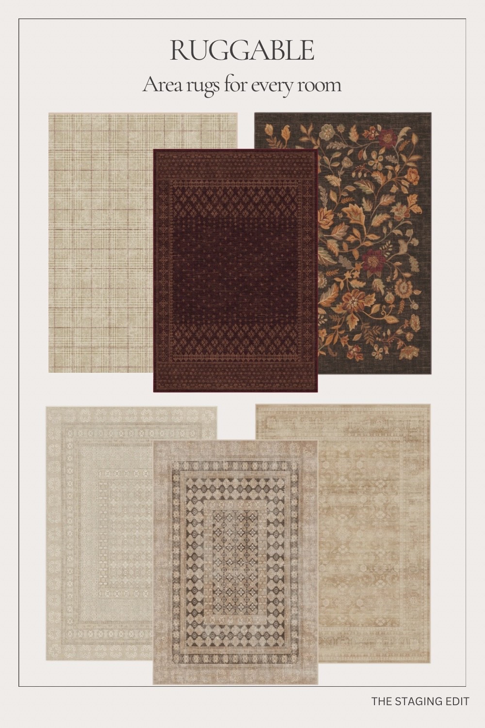 Neutral Ruggable area rugs for living rooms, bedrooms & dining rooms 🤍

Washable, timeless, and easy to style in organic modern spaces.
All linked.


#LTKhome #LTKstyletip