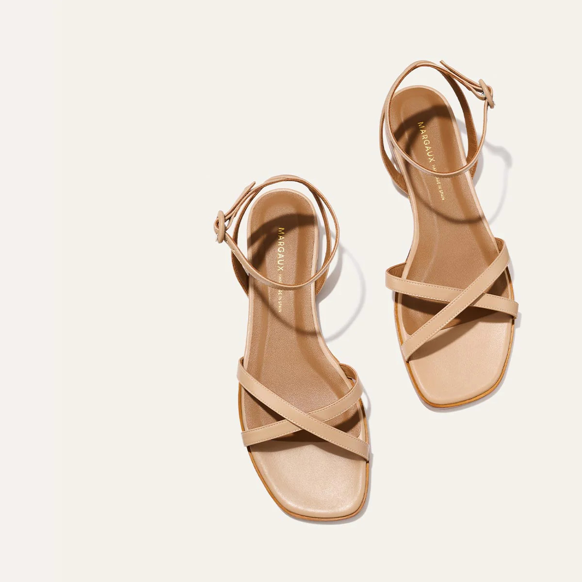 The Flat Sandal - Dune Nappa | Margaux