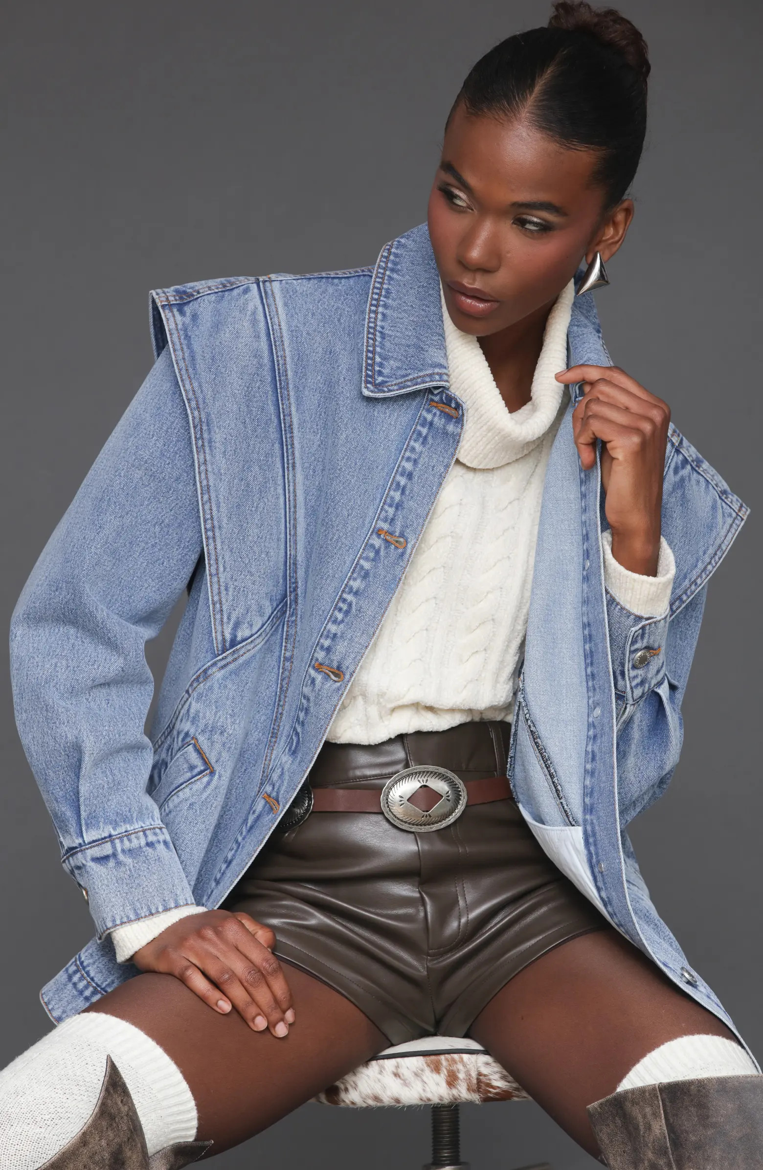 Oversize Denim Jacket | Nordstrom