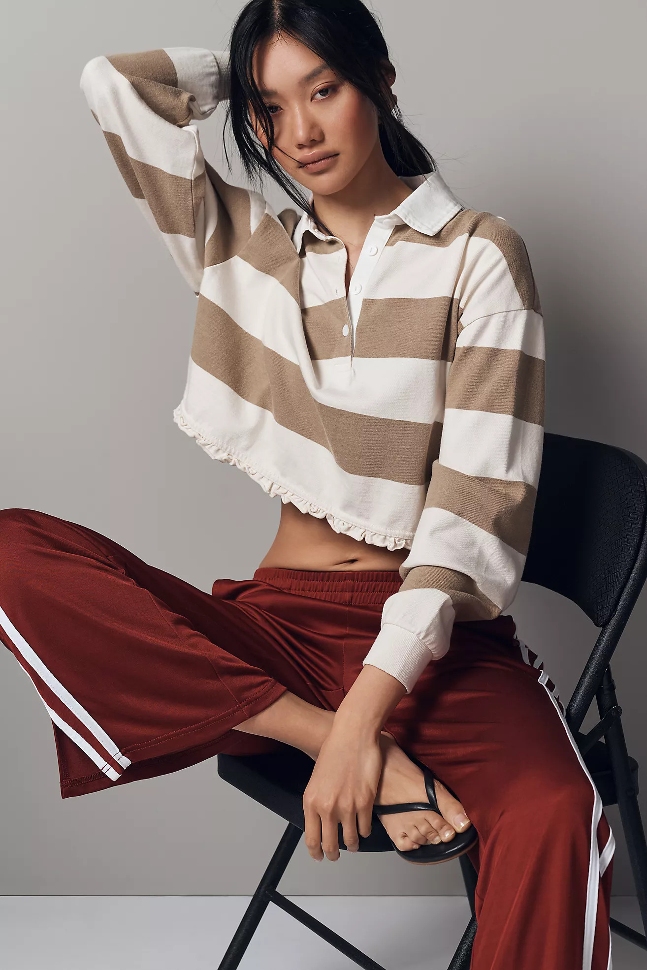 The Upside Duke Crop Polo Top | Anthropologie (US)