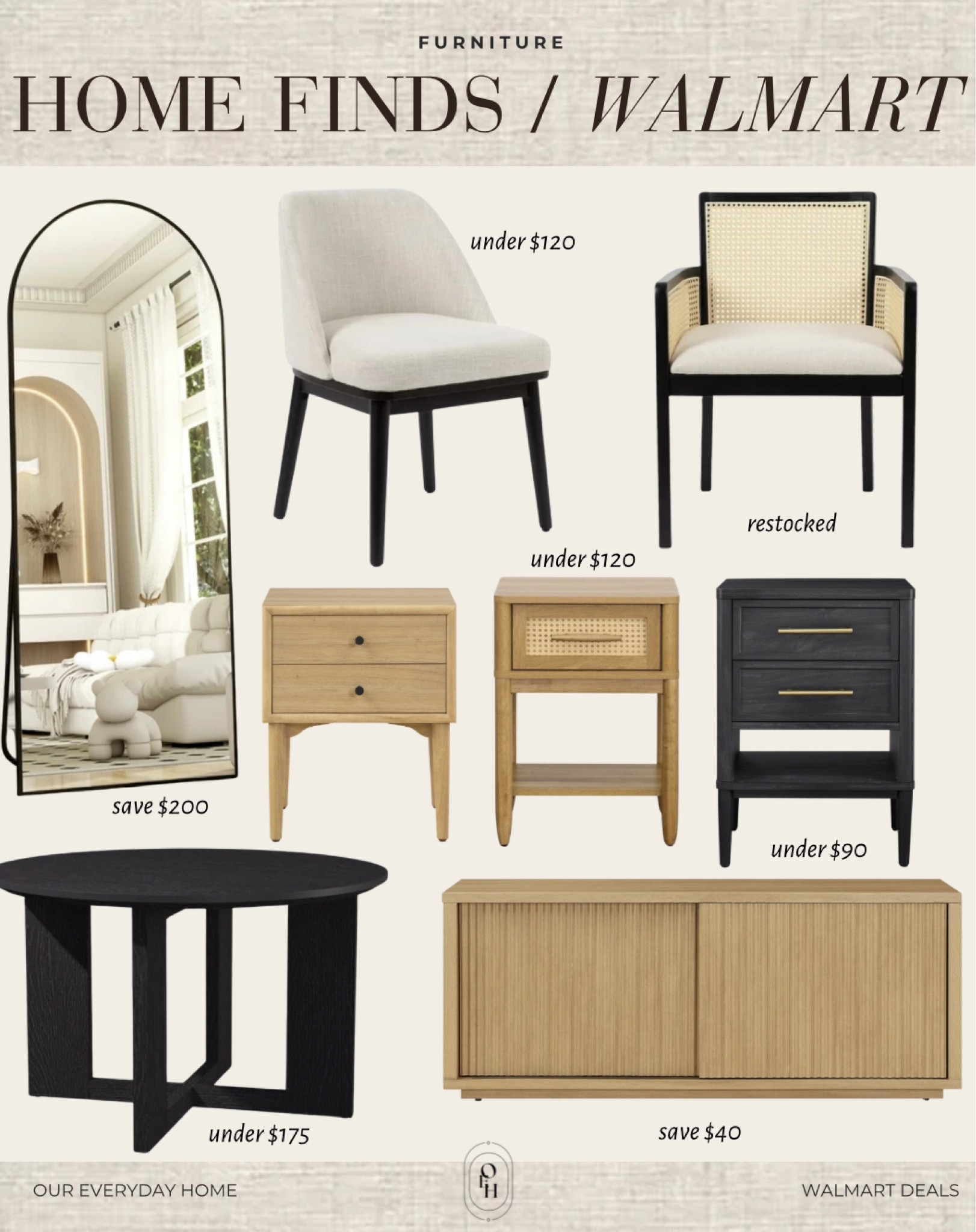 Walmart deals, Walmart furniture, Walmart home, Area rug, home, console, wall art, swivel chair, side table, sconces, coffee table tray, coffee table decor, bedroom, dining room, kitchen, light fixture, amazon, Walmart, neutral decor, black and white decor, budget friendly decor, affordable home decor, our everyday home, home office, tv stand, sectional sofa, dining table, dining room, amazon home finds 

#LTKstyletip #LTKhome #LTKsalealert