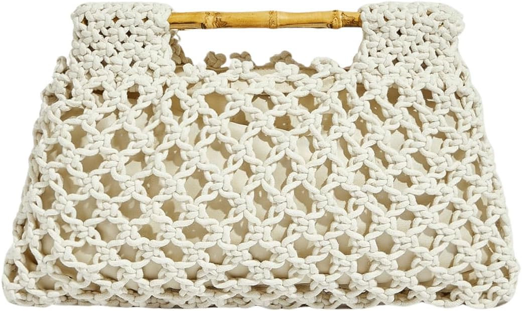 Floerns Women's Straw Bag Handle Beach Clutch Purse Hobo Handbag | Amazon (US)