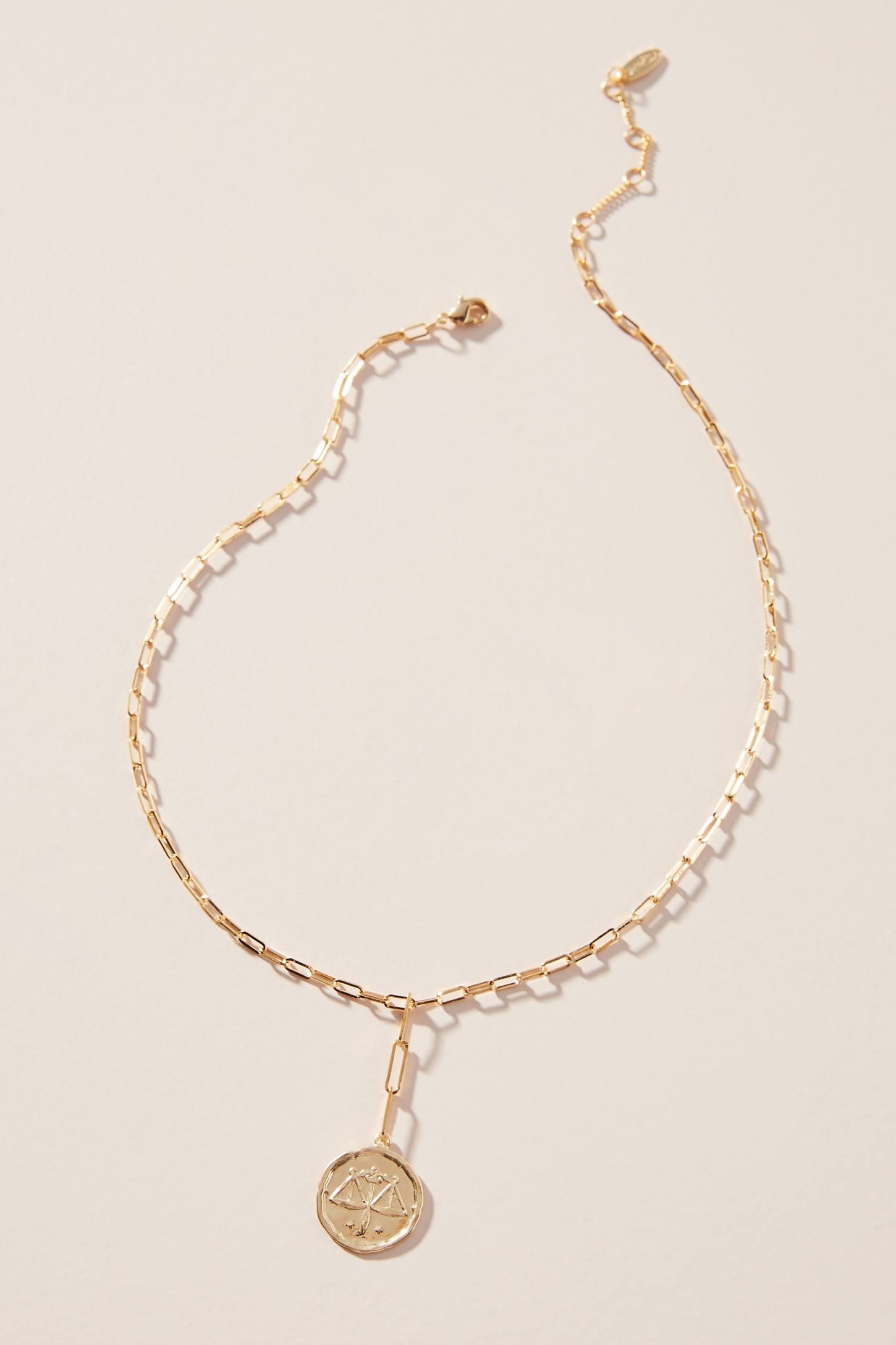 Zodiac Coin Necklace | Anthropologie (US)