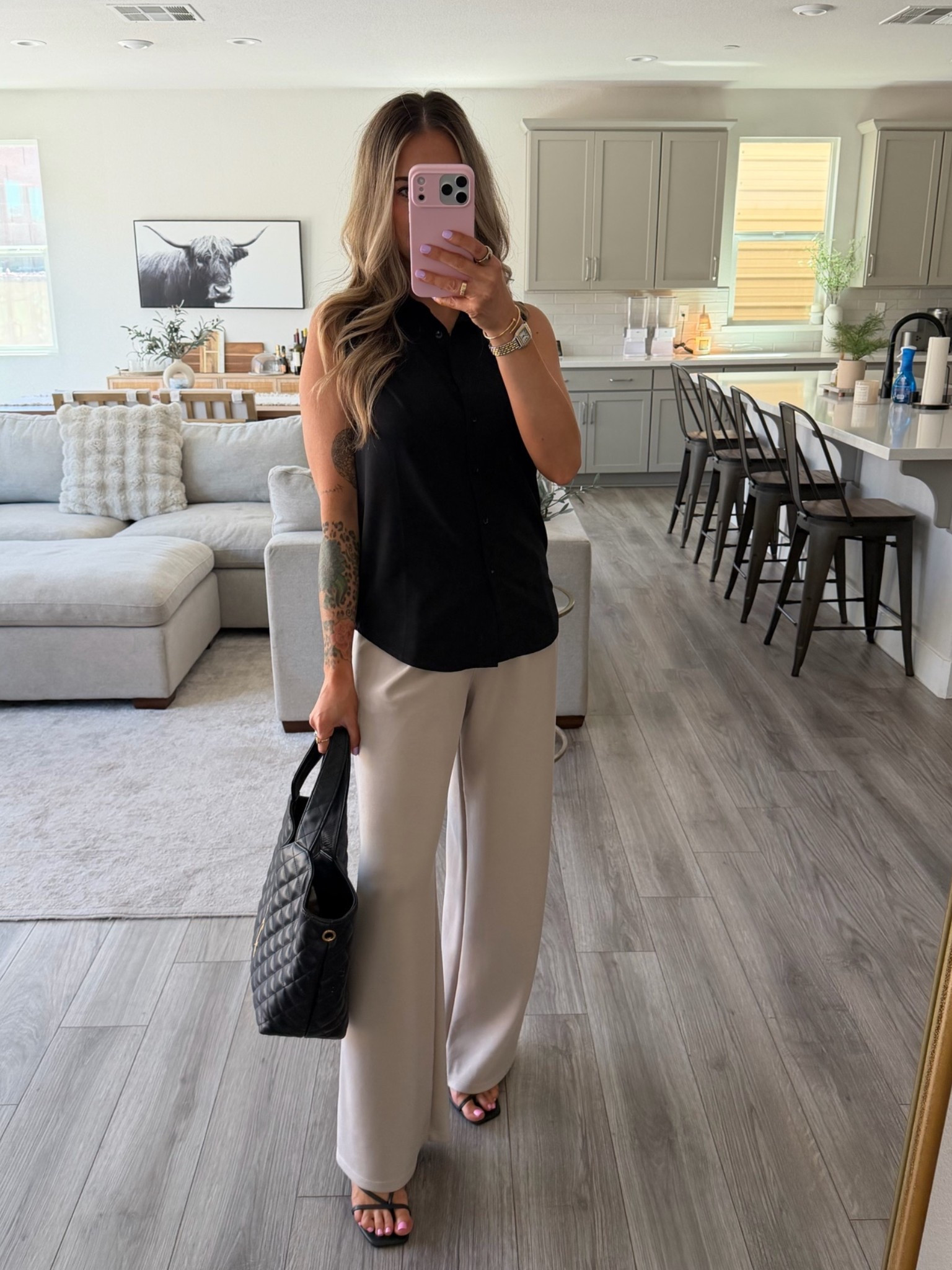 Wearing size small 31” inseam in the pants size small in the top

#LTKgrwm #LTKootd #LTKmomlife