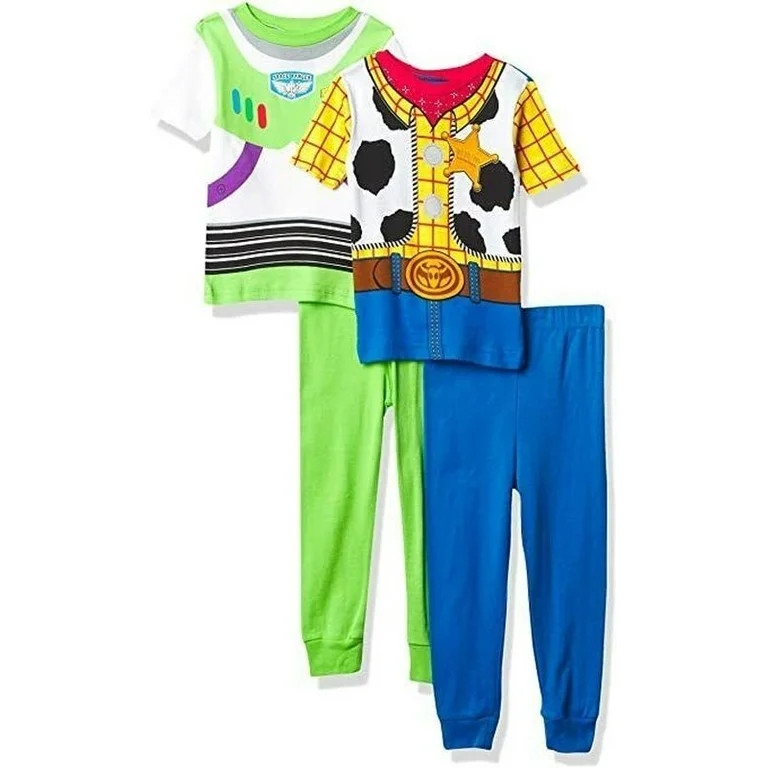 Toy Story Toddler Boy's Woody and Buzz Lightyear Character Costume Pajama Set (Size 4T) - Walmart... | Walmart (US)