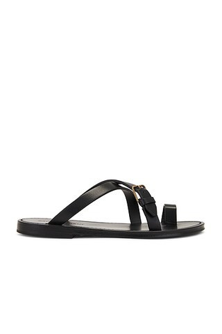 Saint Laurent Nomade Sandal in Nero - Black. Size 36.5 (also in 36, 38, 37.5, 38.5). | FWRD 