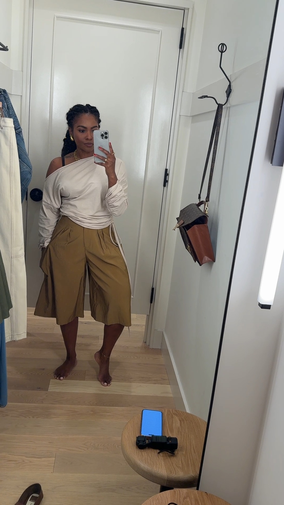 Anthro pickup. Wearing a Small (runs oversized) 
