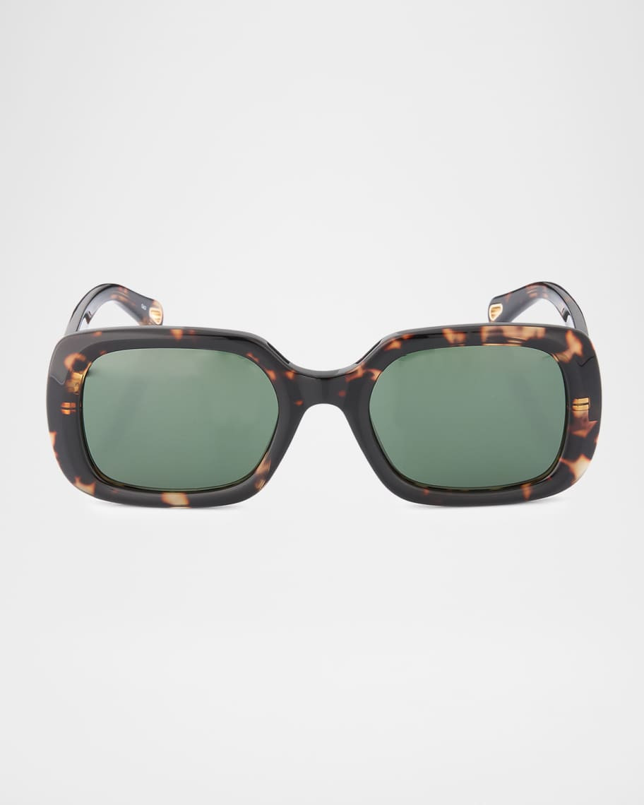 Chloe Marcie 53mm Rectangular Sunglasses | Neiman Marcus