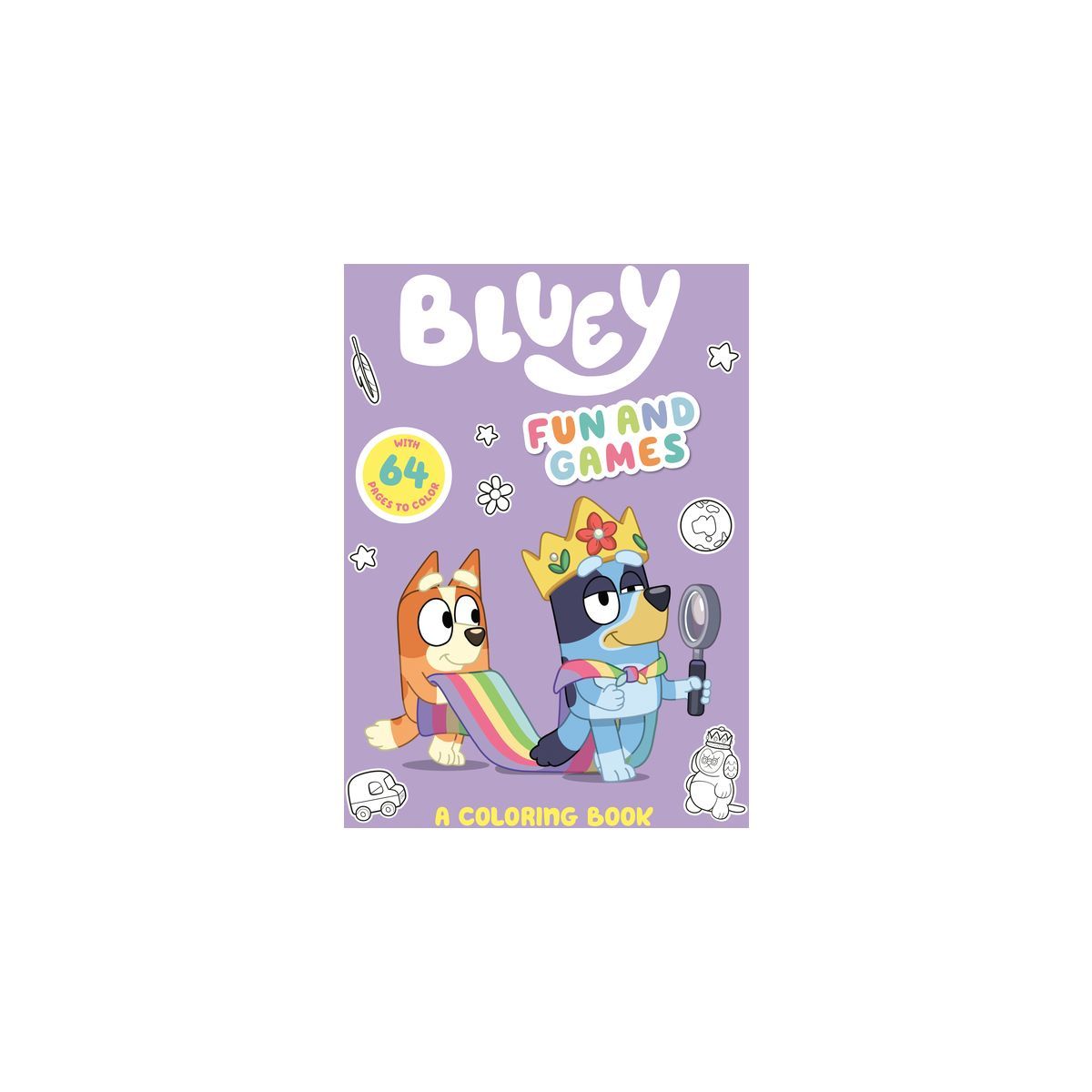 Bluey: Fun and Games: A Coloring Book - by  Penguin Young Readers Licenses (Paperback) | Target