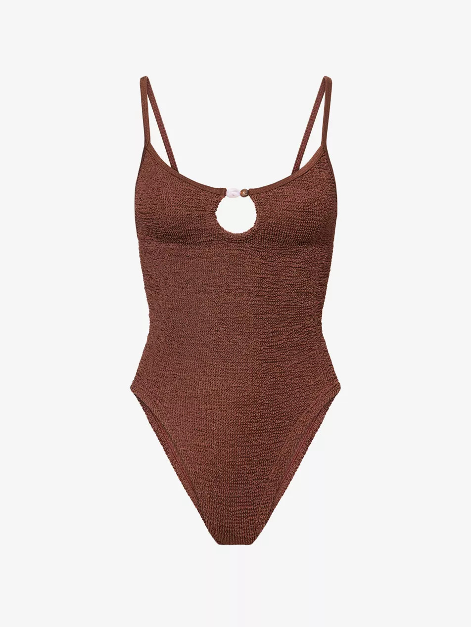 Scoop-Neck Beaded Swimsuit | Selfridges