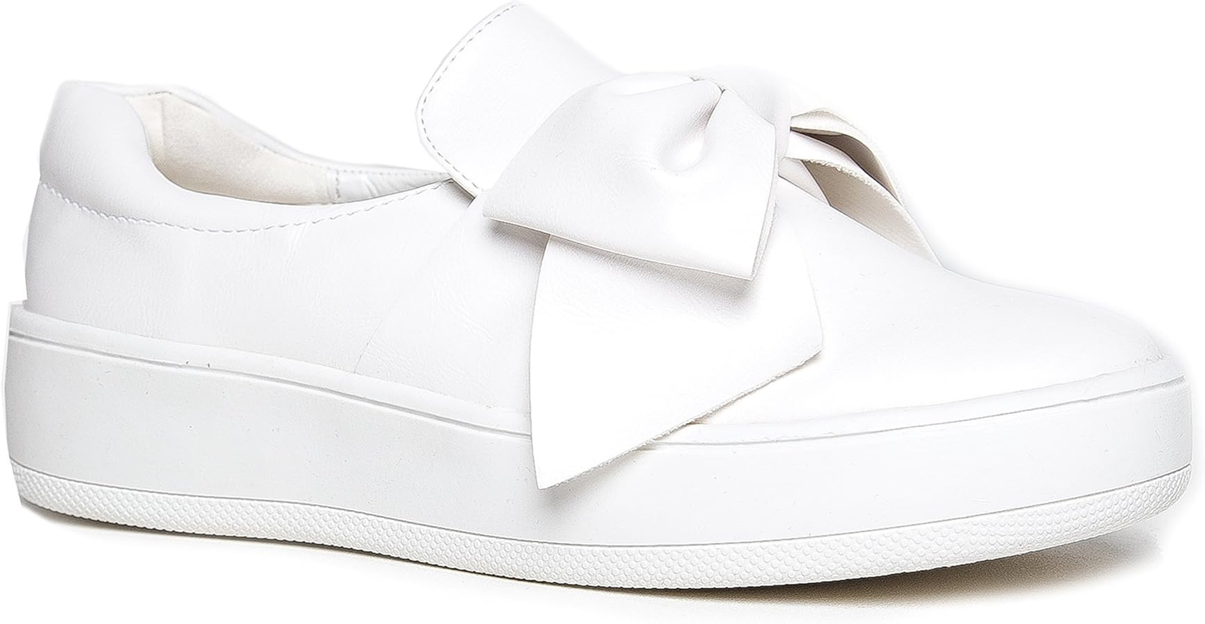 J. Adams Wally Platform Sneakers for Women - Comfortable Slip On Shoes with Bow | Amazon (US)