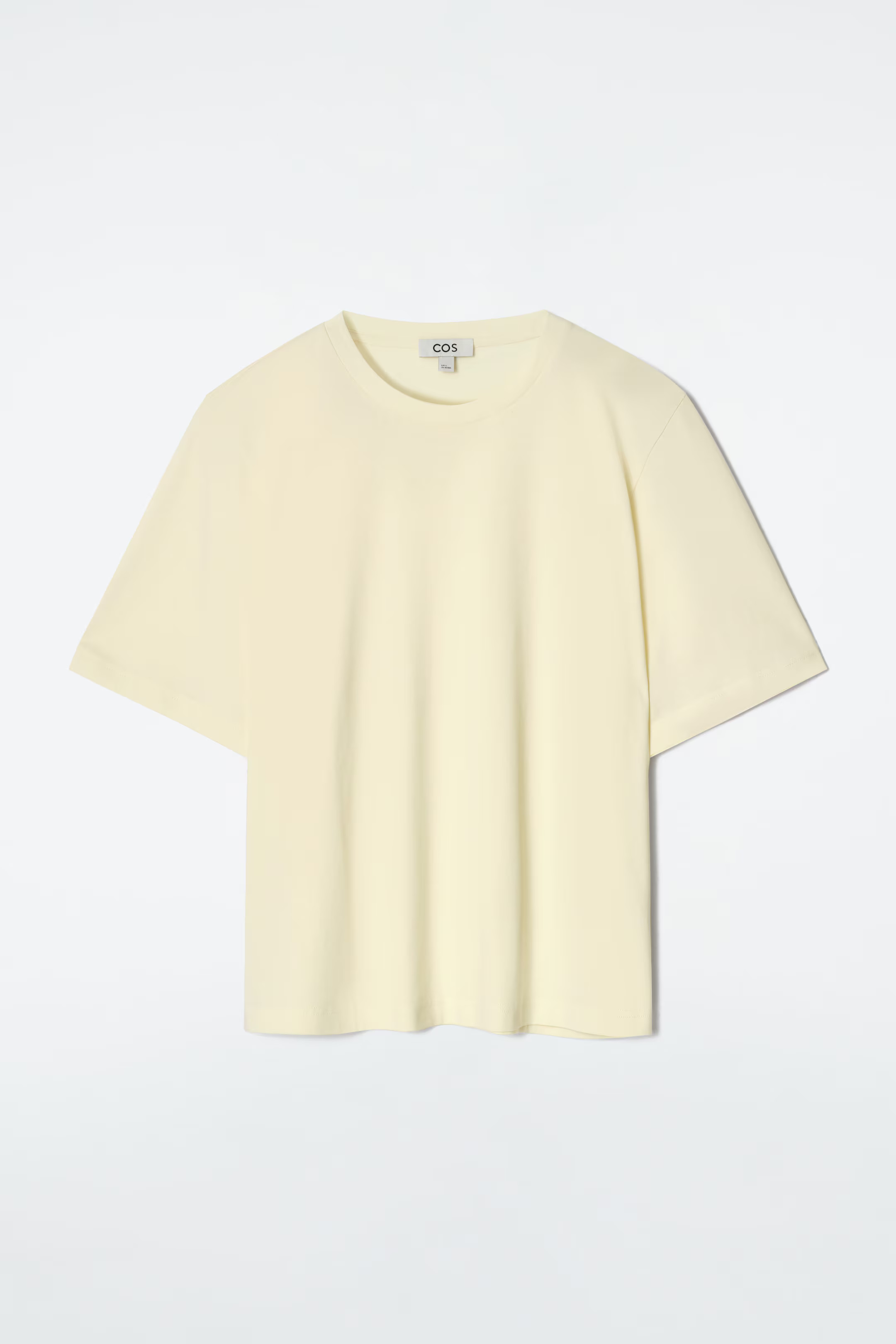 RELAXED COTTON T-SHIRT - BUTTER YELLOW | COS UK