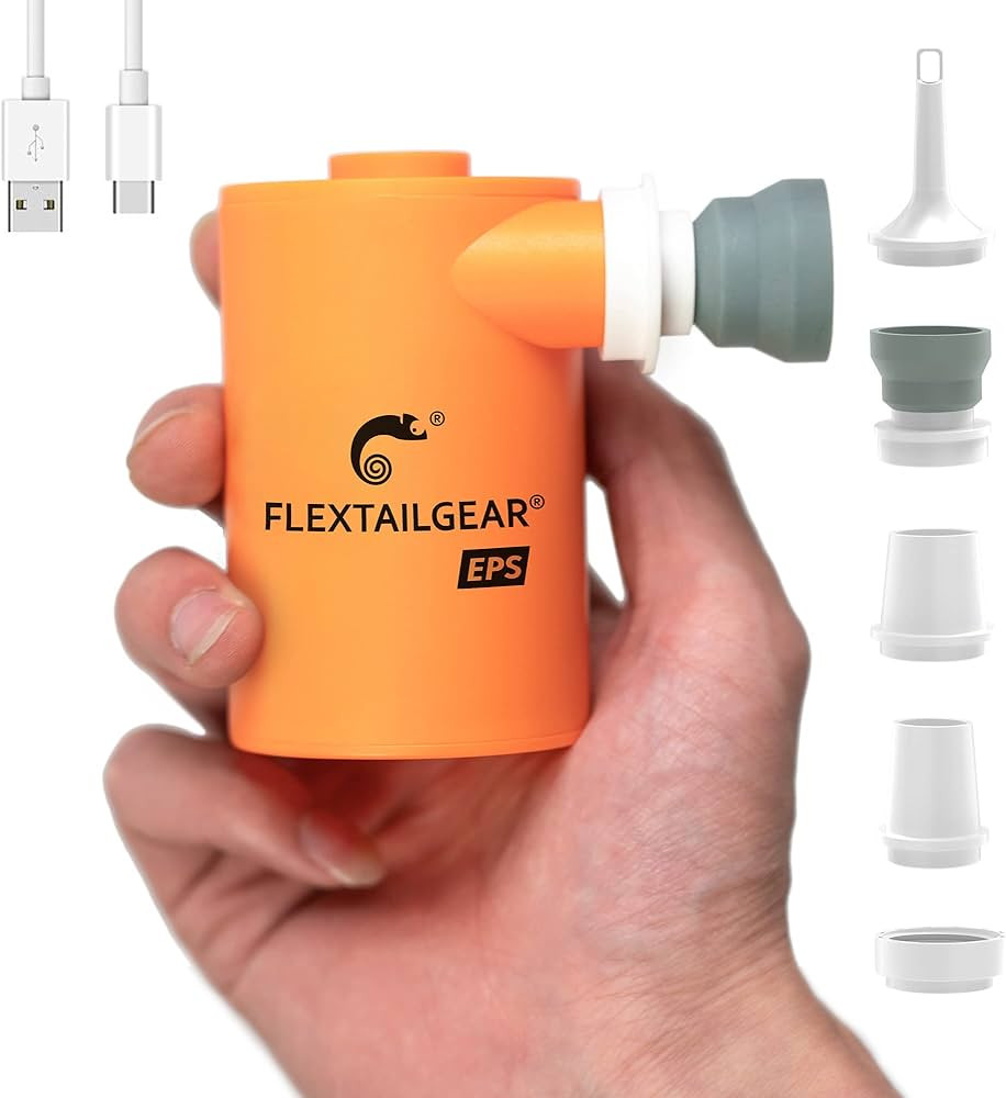 FLEXTAILGEAR MAX PUMP 2020 EPS Portable Air Pump with 3600mAH Battery USB Rechargeable Pump-Quick... | Amazon (US)