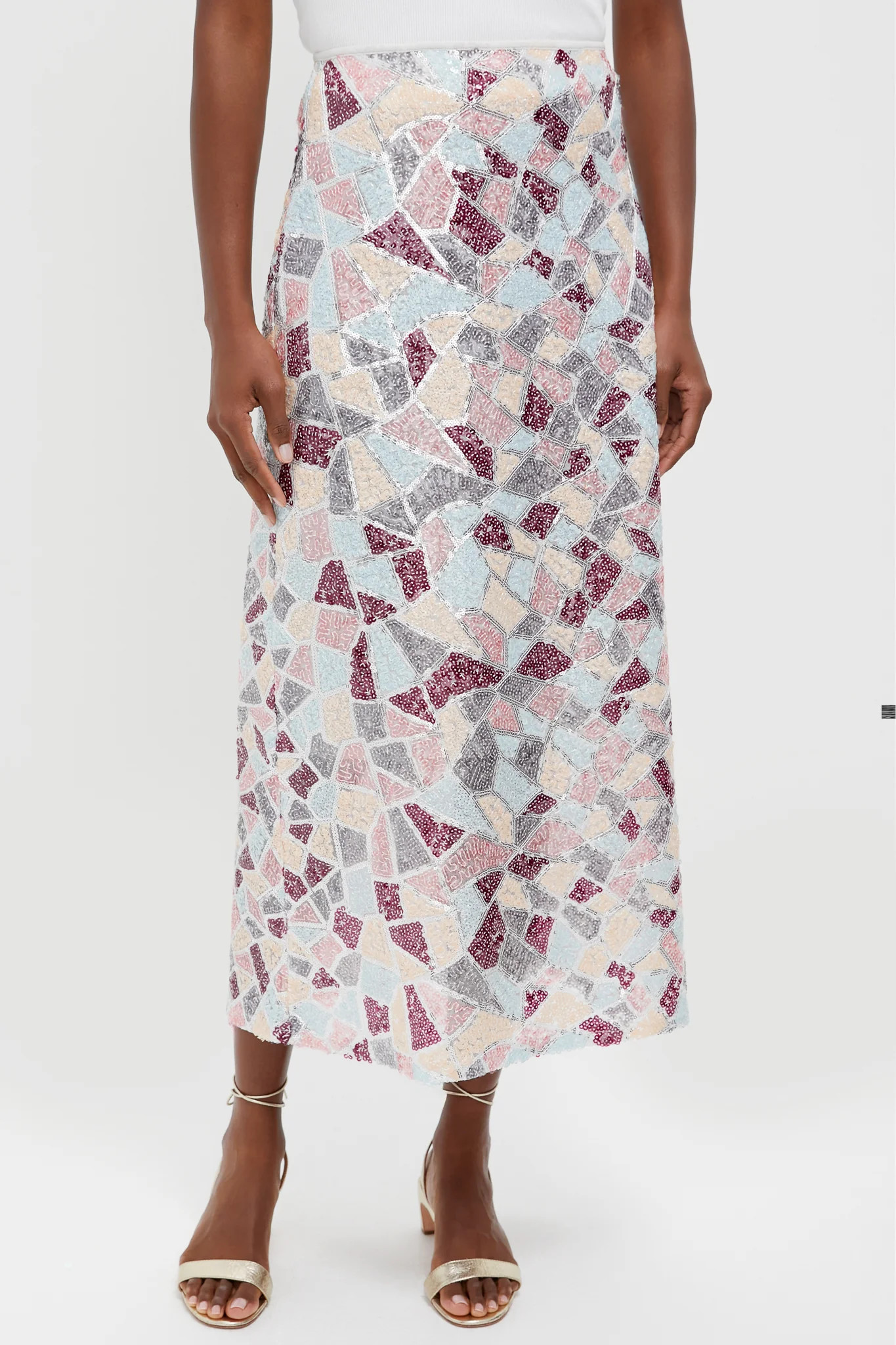 Sequin Flare Arden Maxi Skirt | Tuckernuck (US)