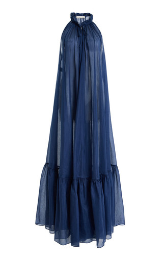 Blanche Cotton-Silk Voile Dress | Moda Operandi (Global)