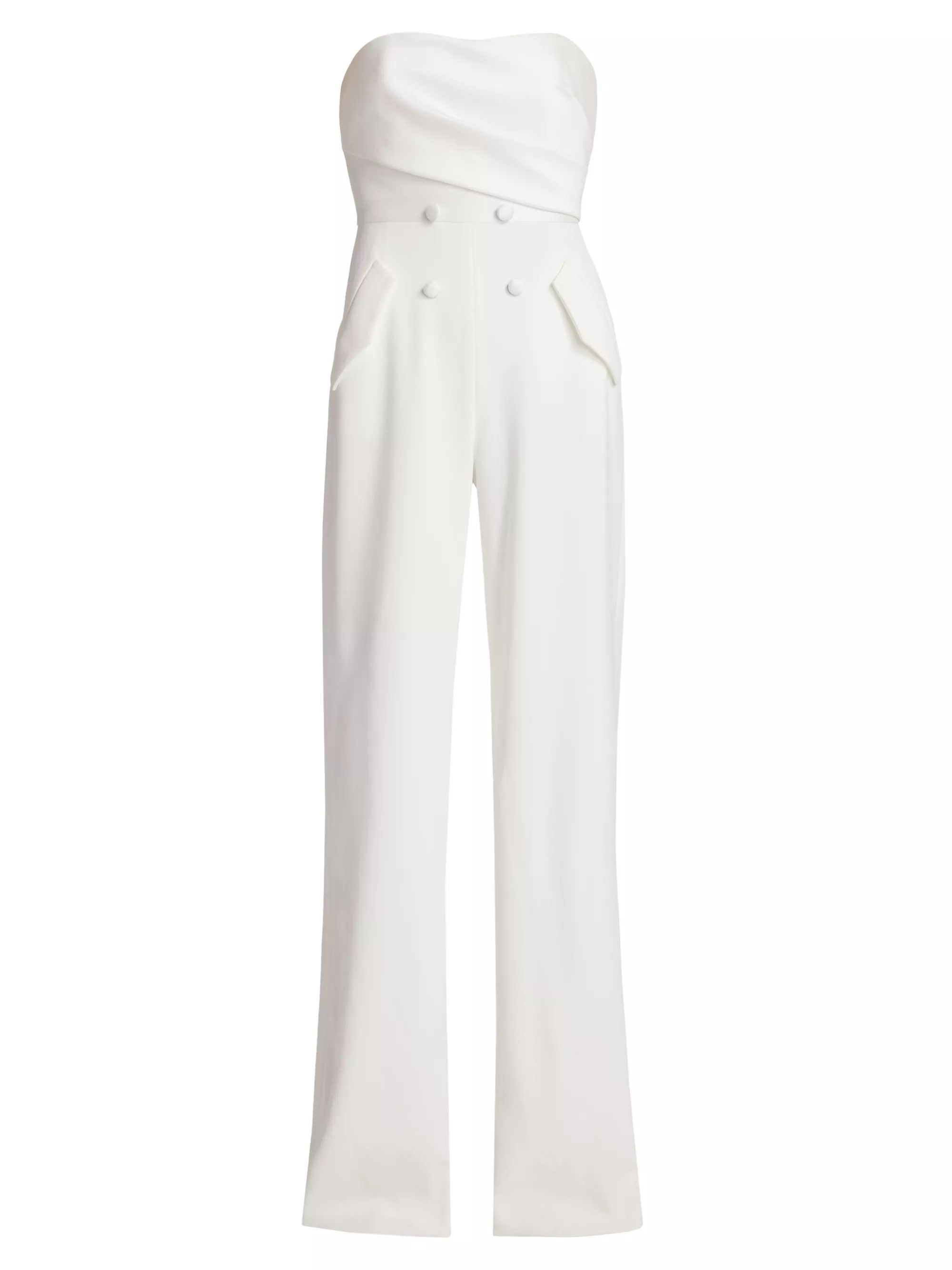 Tuxedo Strapless Jumpsuit | Saks Fifth Avenue