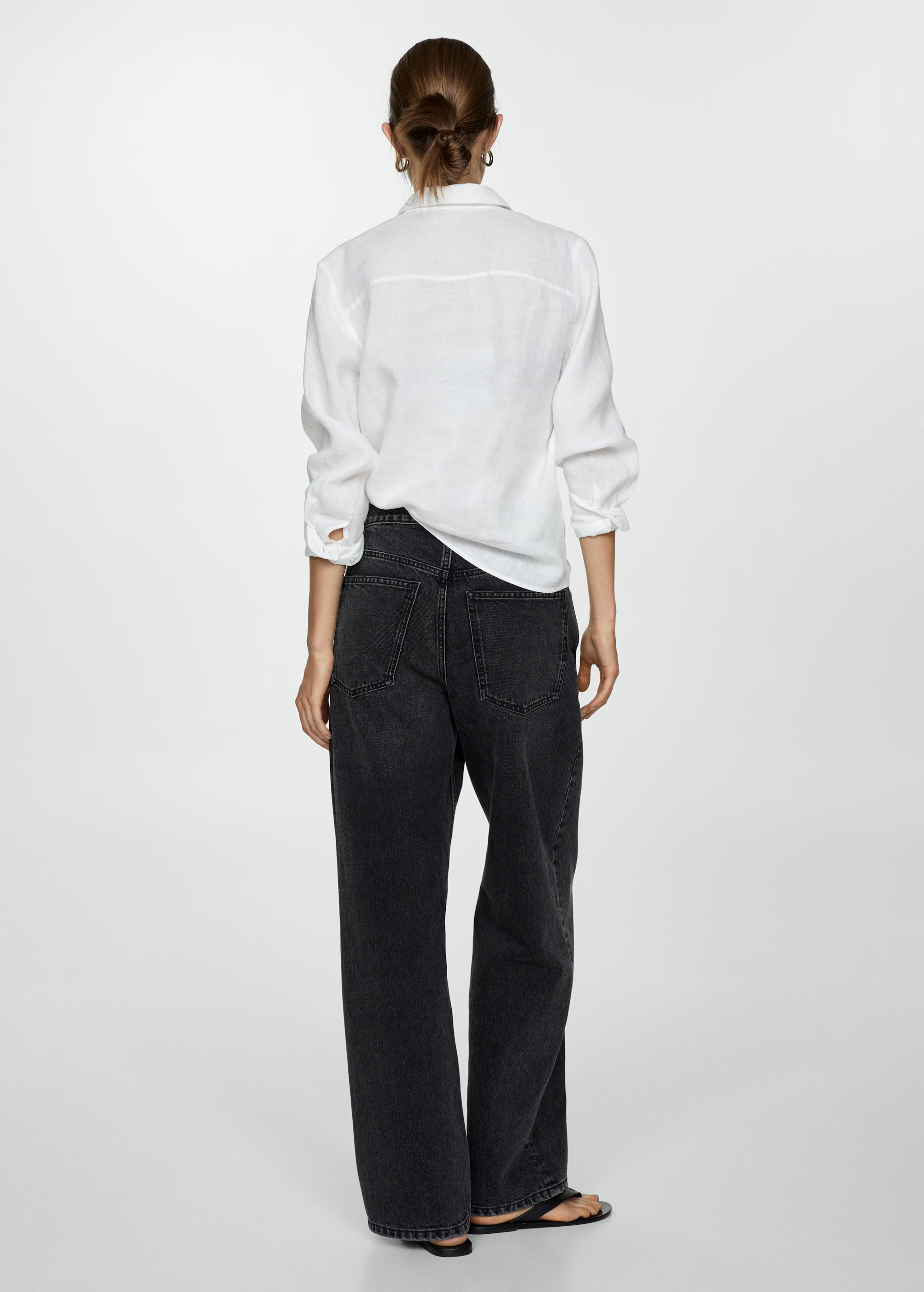 Linen 100% shirt | MANGO (UK)