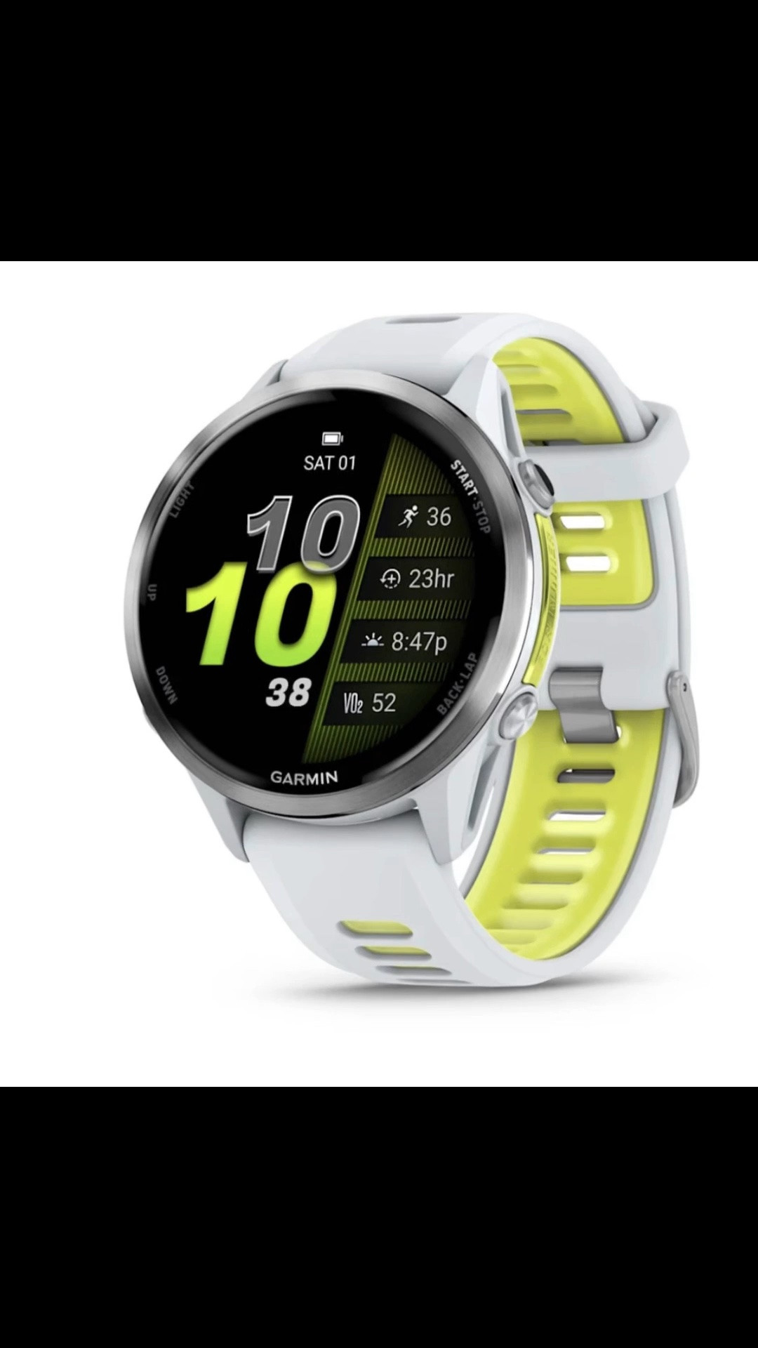 Forerunner® 970
Titanium with Whitestone Case and Whitestone/Translucent Amp Yellow Band

#LTKActive #LTKPlusSize #LTKBeauty