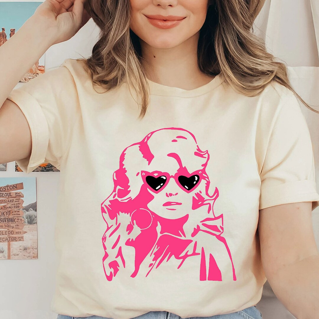 Dolly Shirt, Dolly Parton Shirt, Dolly Vibes, Dolly face in Sunglasses, Girls Dolly Parton Shirt,... | Etsy (US)