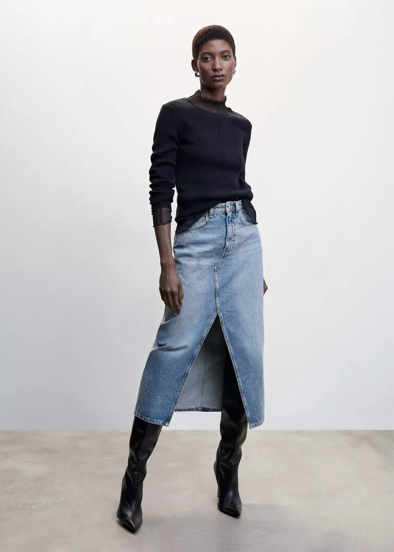 Jeans ka skirt cheap