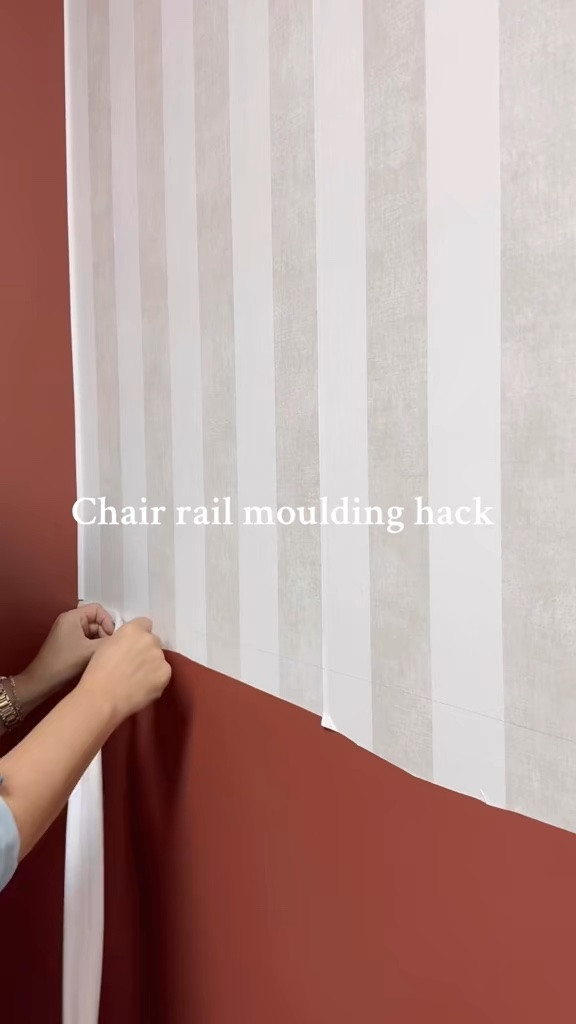 Nothing beats true hardwood moulding, but this is a great temporary solution. It’s also great for bowed or curved walls