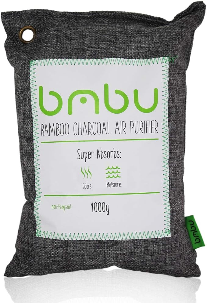 1000g Large Bamboo Charcoal Air Purifier Bag - Car Deodorizer Freshener - Remove Odor and Control... | Amazon (US)