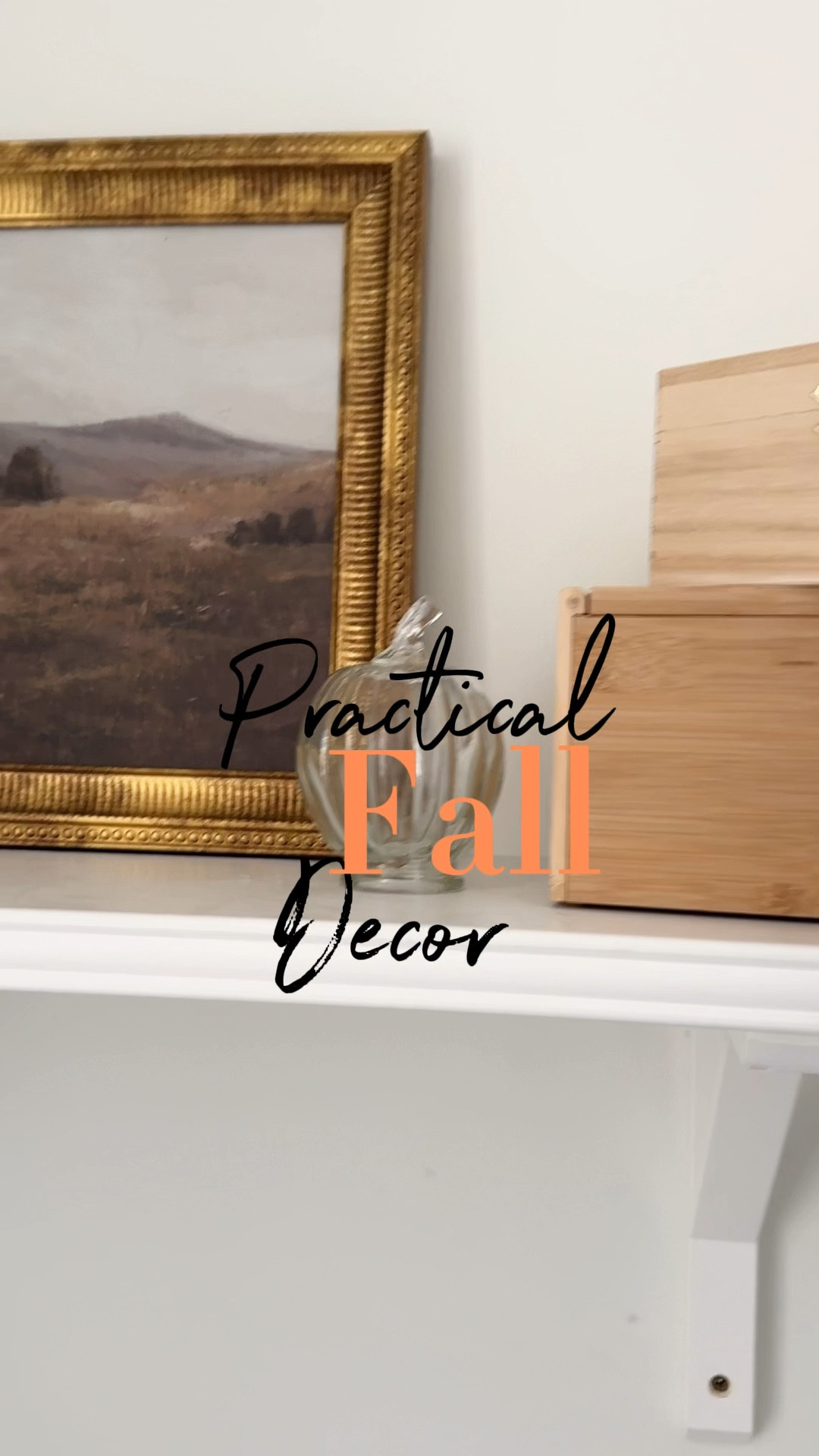 Practical Fall Decor 

#LTKSeasonal #LTKVideo #LTKHome