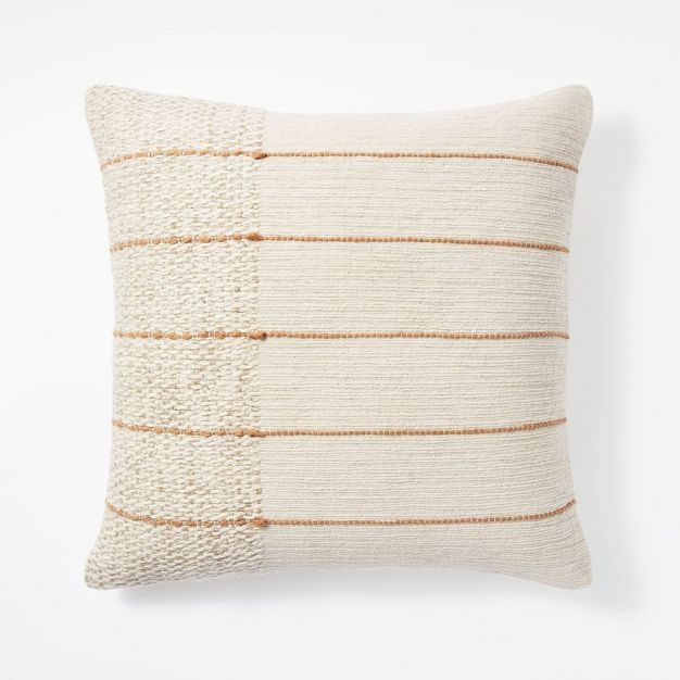 Textured Asymmetric Striped Throw Pillow -Threshold™ designed with Studio McGee | Target