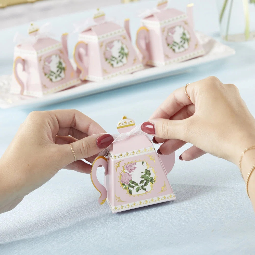 Kate Aspen Tea Time Whimsy Teapot Favor Box & Reviews | Wayfair | Wayfair North America