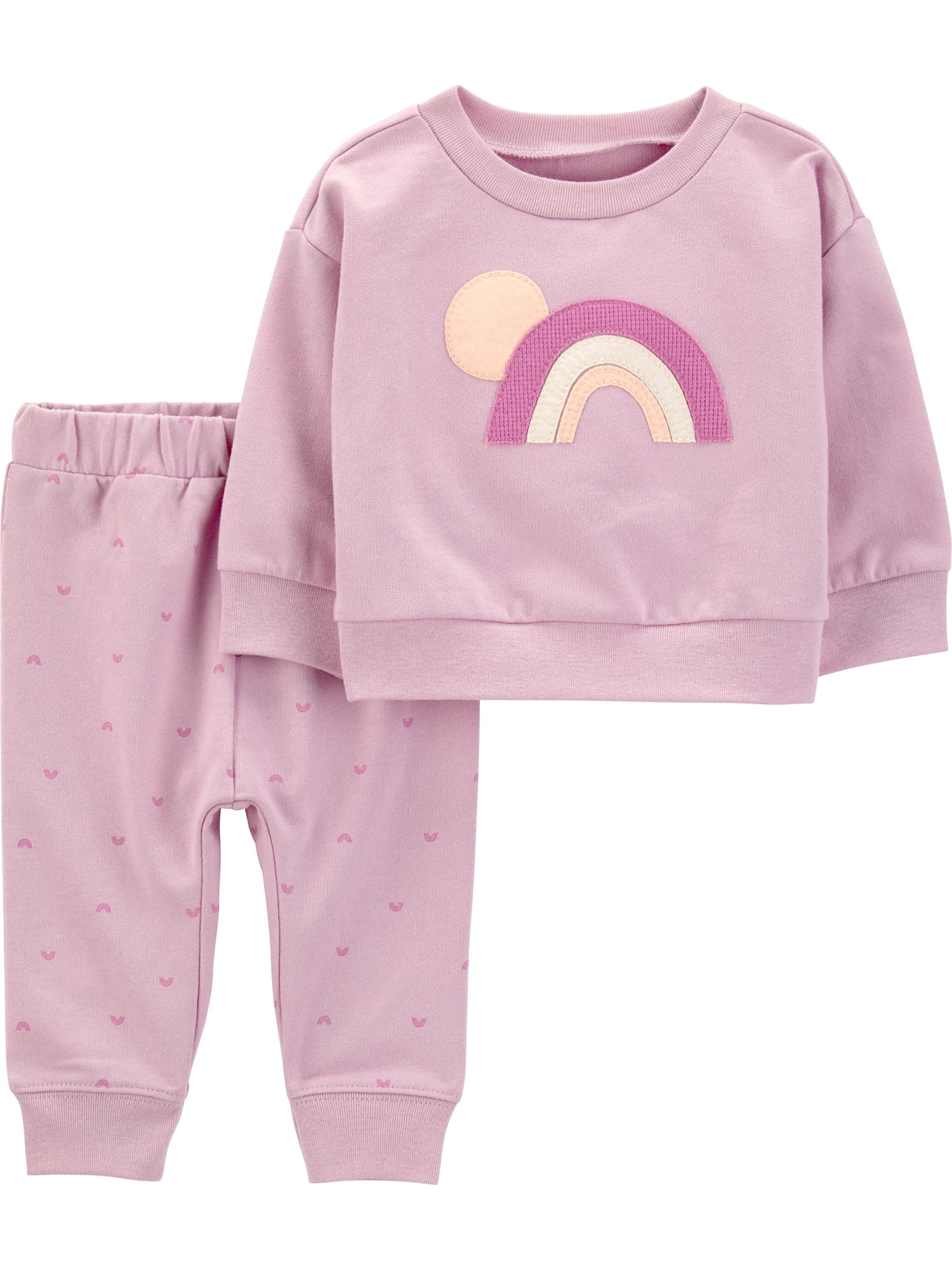 Carter's Child of Mine Baby Girl Outfit Set, 2-Piece, Sizes 0/3-24 Months | Walmart (US)