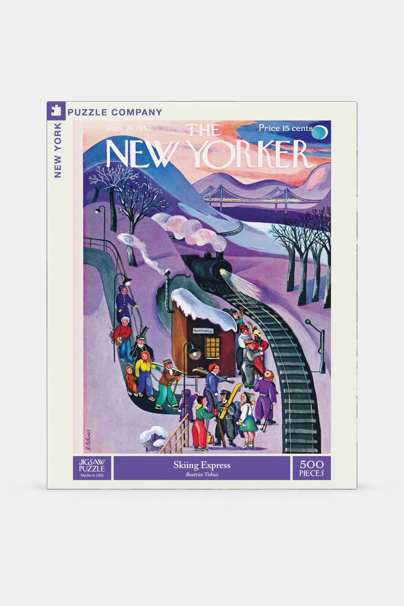 Skiing Express Jigsaw Puzzle | Tuckernuck (US)