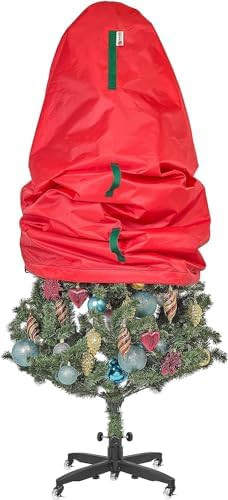 Upright Christmas Tree Storage Bag - Fits 5 Ft Artificial Xmas & Topiary Tree, Vertical Holiday C... | Amazon (US)