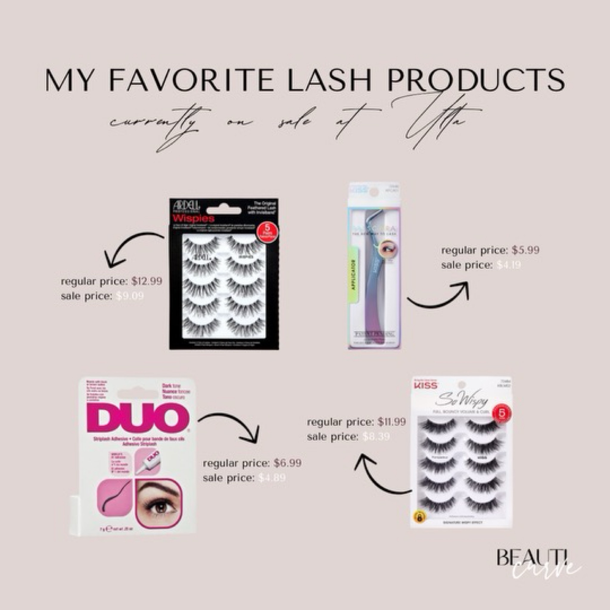 So many lash products on sale at Ulta for 30% off 

#LTKBeauty #LTKSaleAlert #LTKFindsUnder50