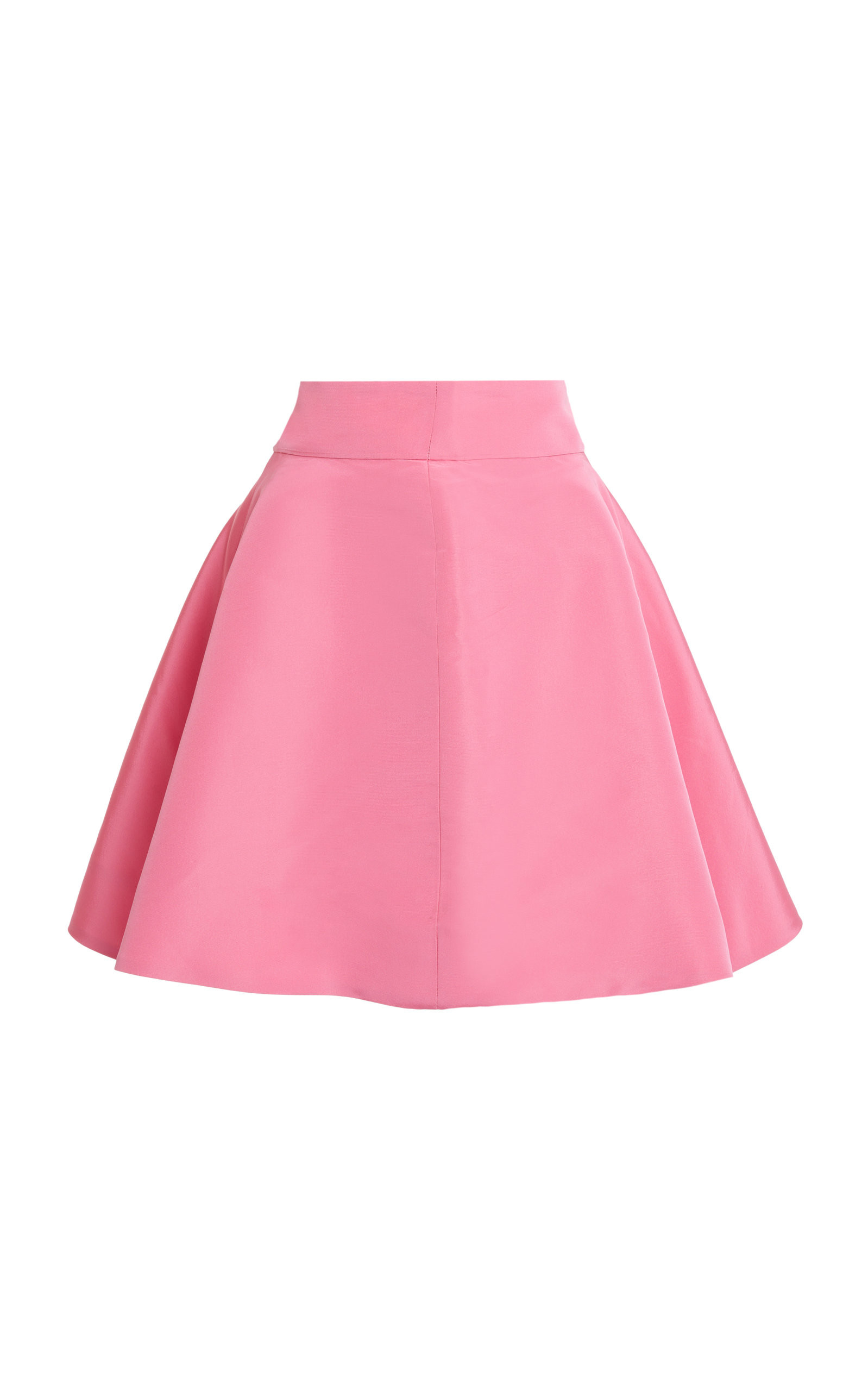 Rosie Assoulin - Women's Silk Faille Mini Skirt - Pink - US 10 - Moda Operandi | Moda Operandi (Global)